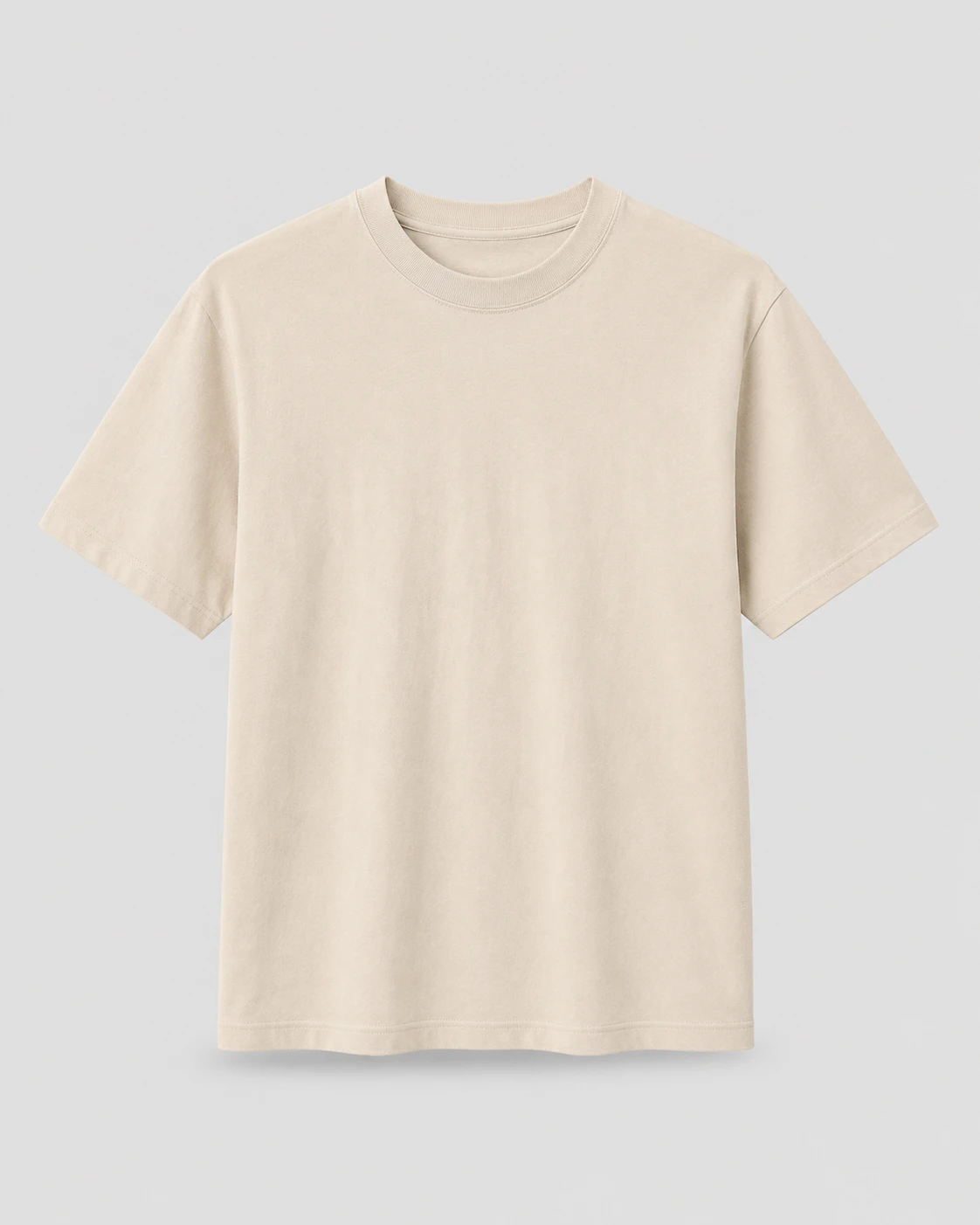 Visual digital PUNDA Signature Tee warna sand