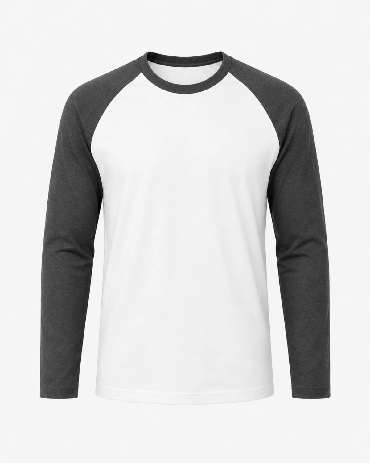 PUNDA Raglan Tee White / Charcoal Depan