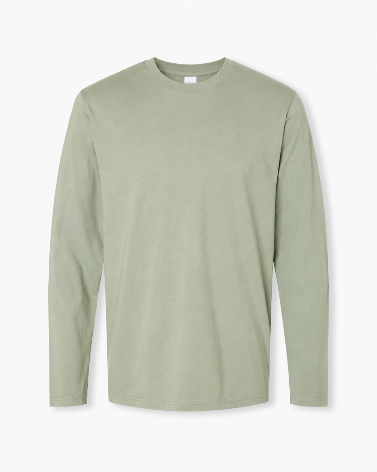 PUNDA Signature Long Tee Green Ash Depan
