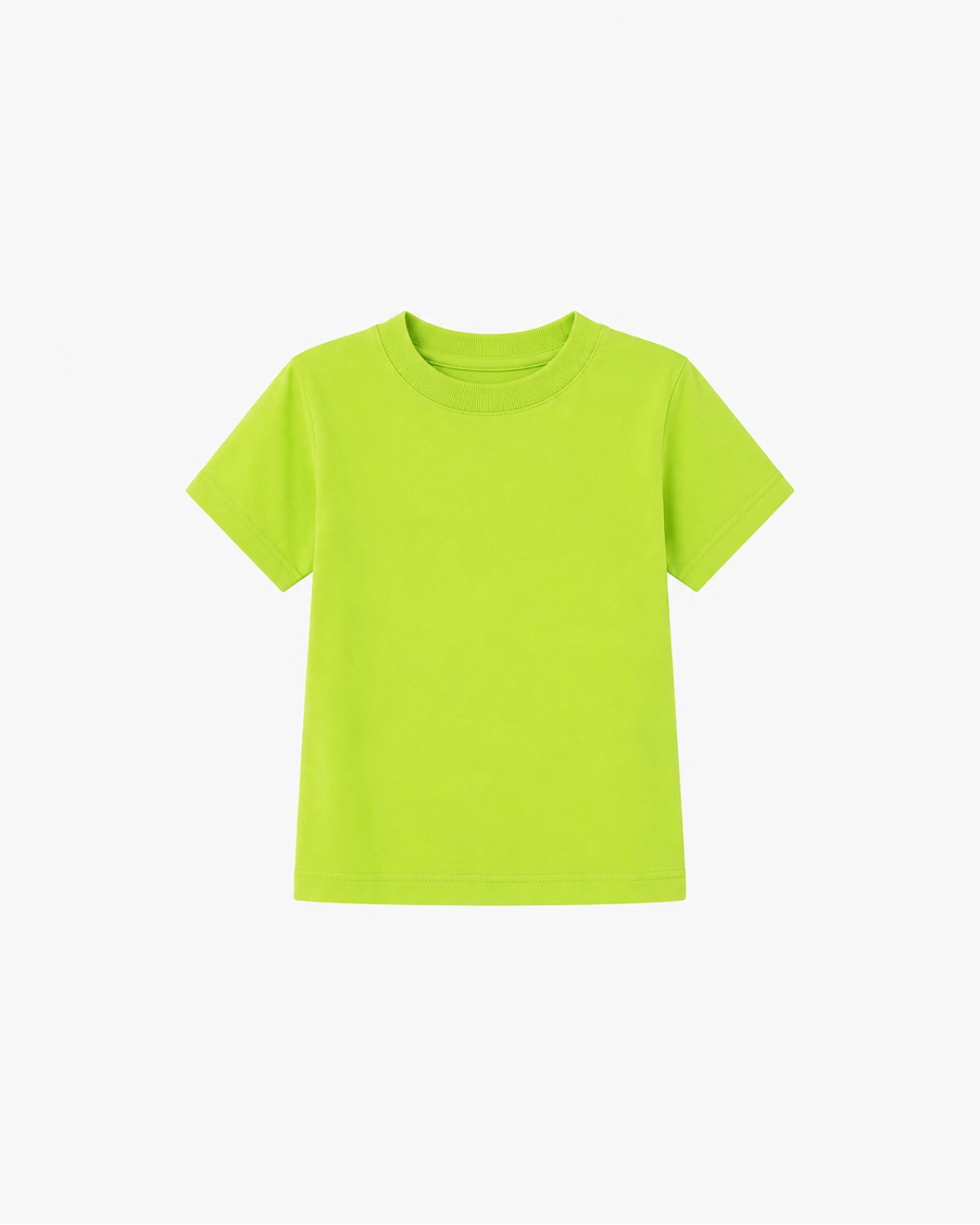PUNDA Youth Tee Lime Depan